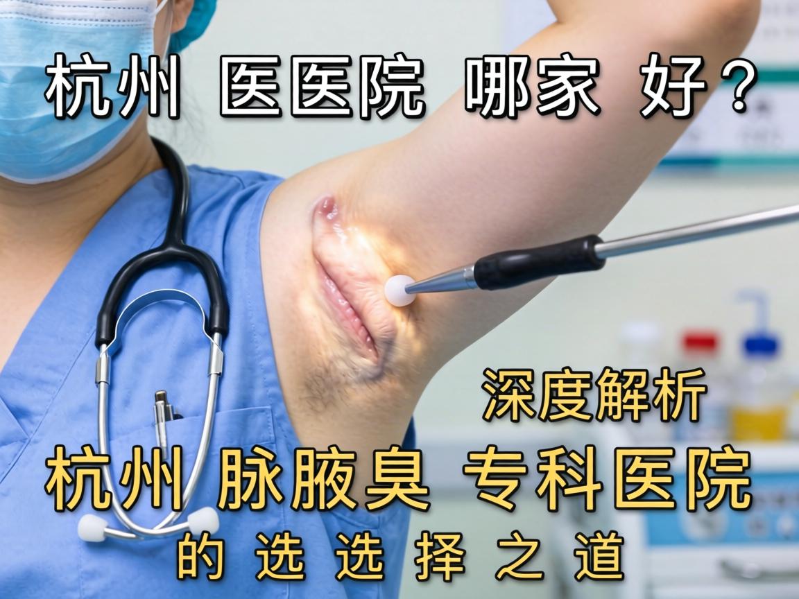 杭州腋臭医院哪家好？深度解析杭州腋臭专科医院的选择之道