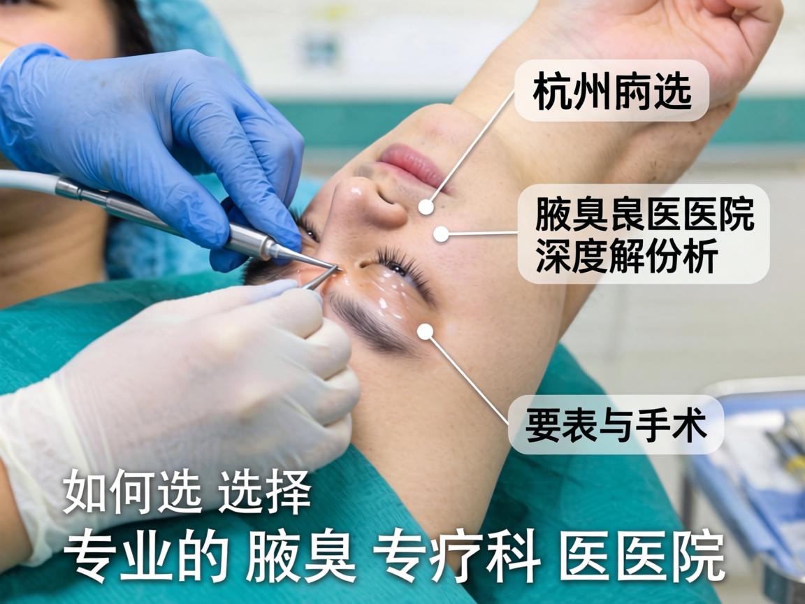 杭州腋臭手术医院深度解析，如何选择专业的腋臭专科医院