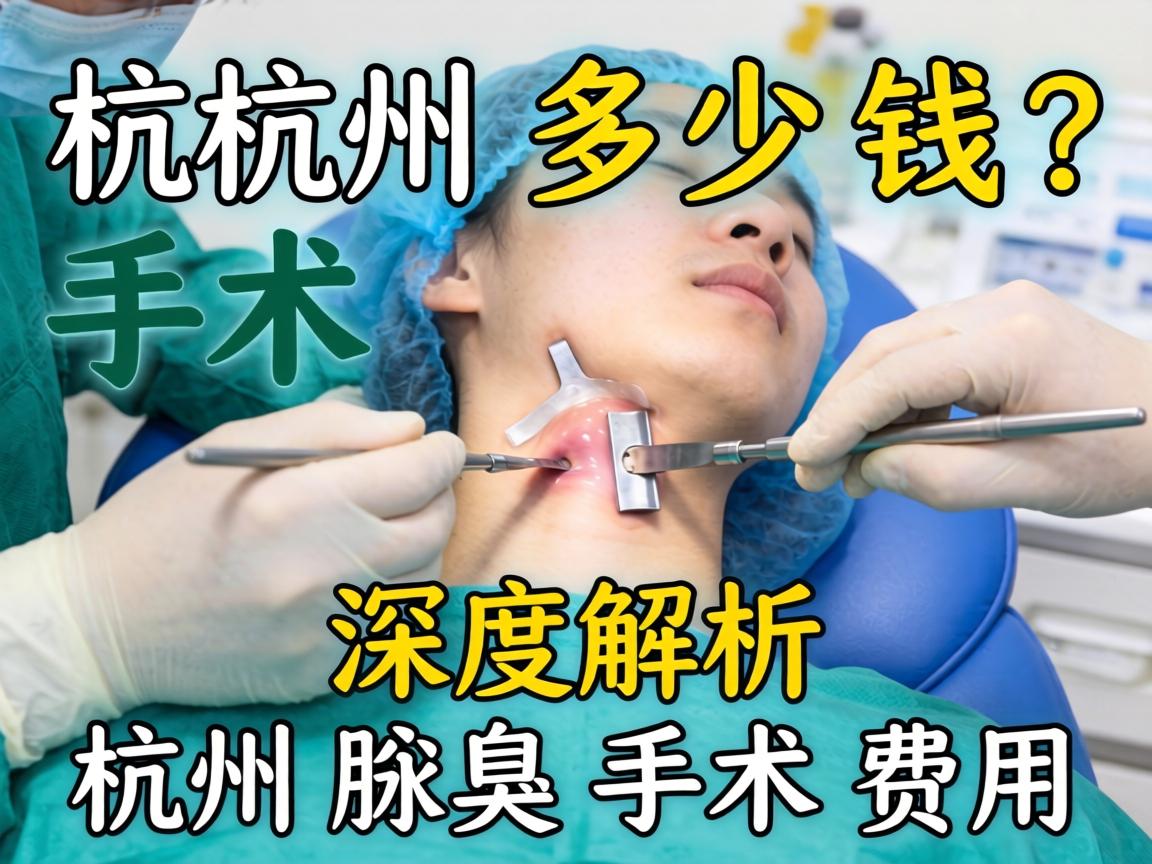 杭州腋臭手术多少钱？深度解析杭州腋臭手术费用