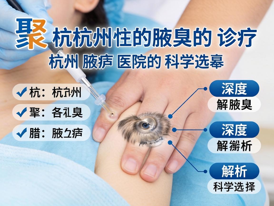 聚焦杭州腋臭诊疗，深度解析杭州腋臭医院的科学选择