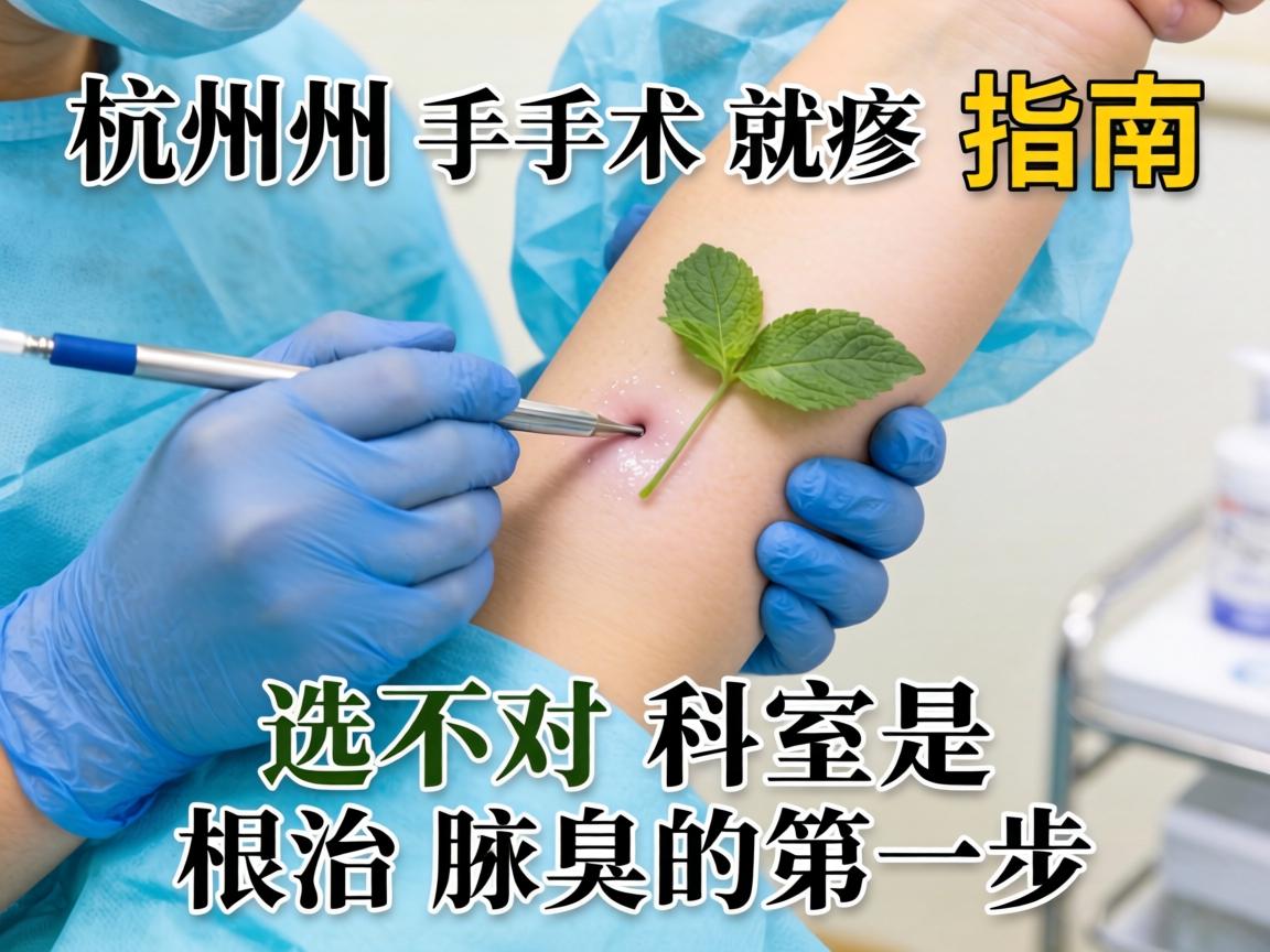 杭州腋臭手术就医指南，选对科室是根治腋臭的第一步