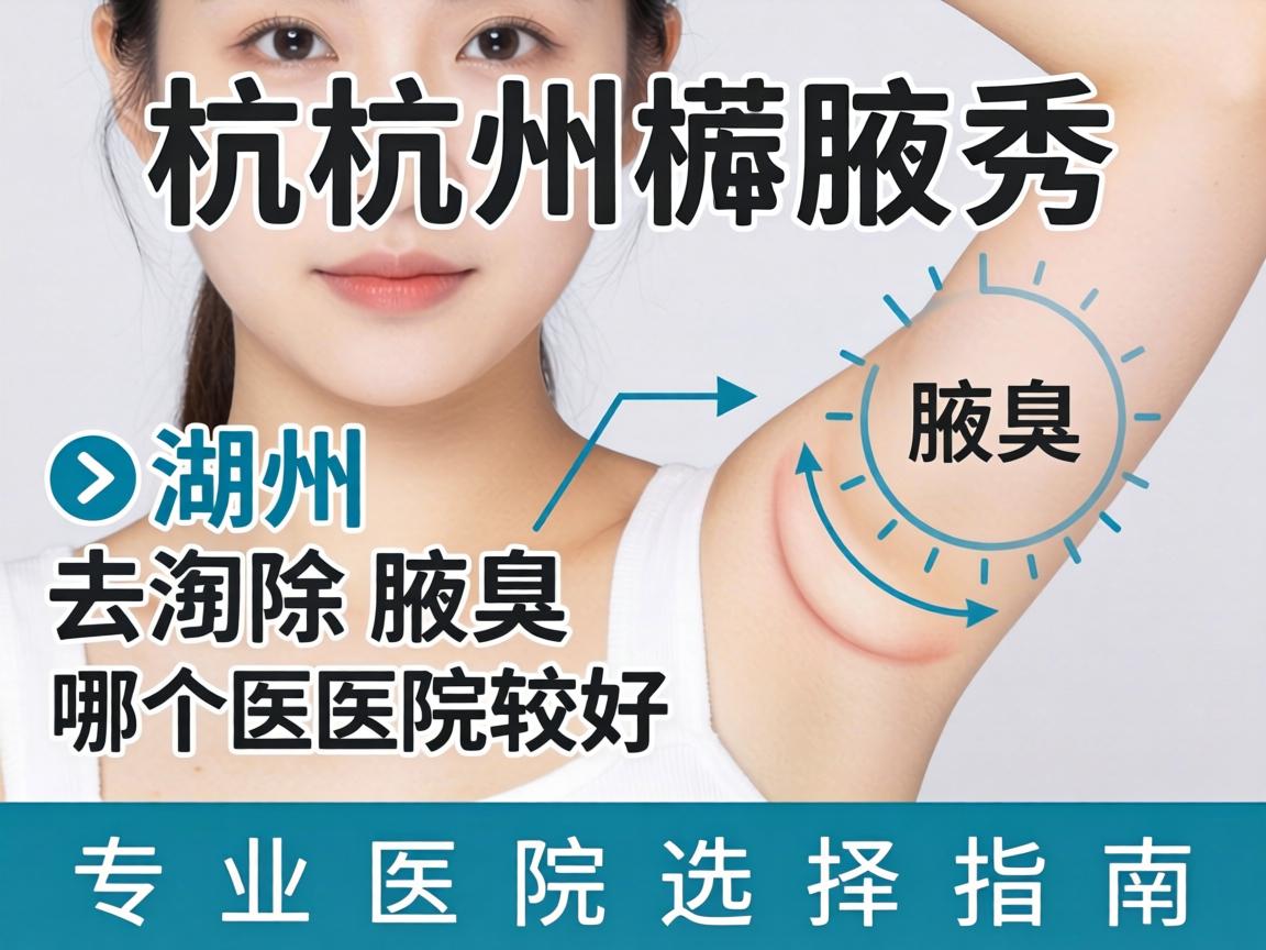 杭州腋秀解析，湖州去除腋臭哪个医院较好，专业医院选择指南