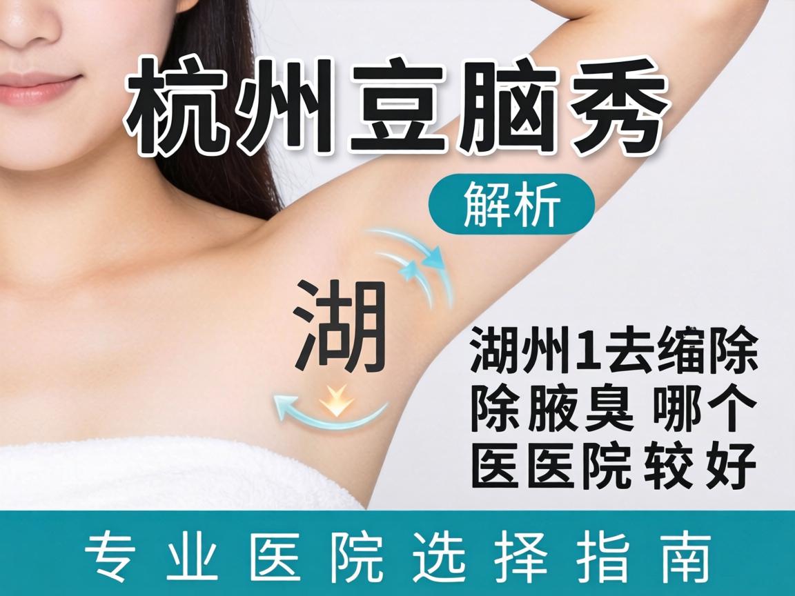 杭州腋秀解析，湖州去除腋臭哪个医院较好，专业医院选择指南