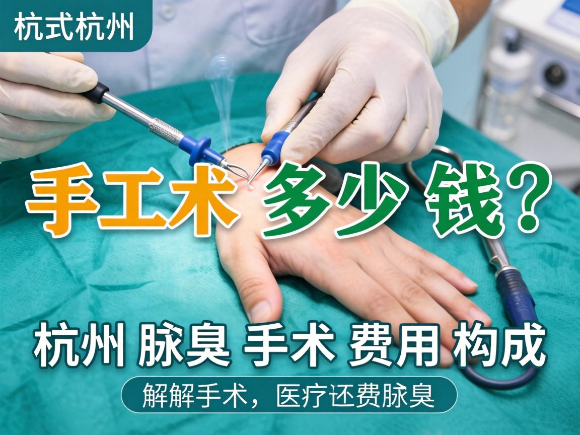 杭州腋臭手术多少钱？详解杭州腋臭手术费用构成