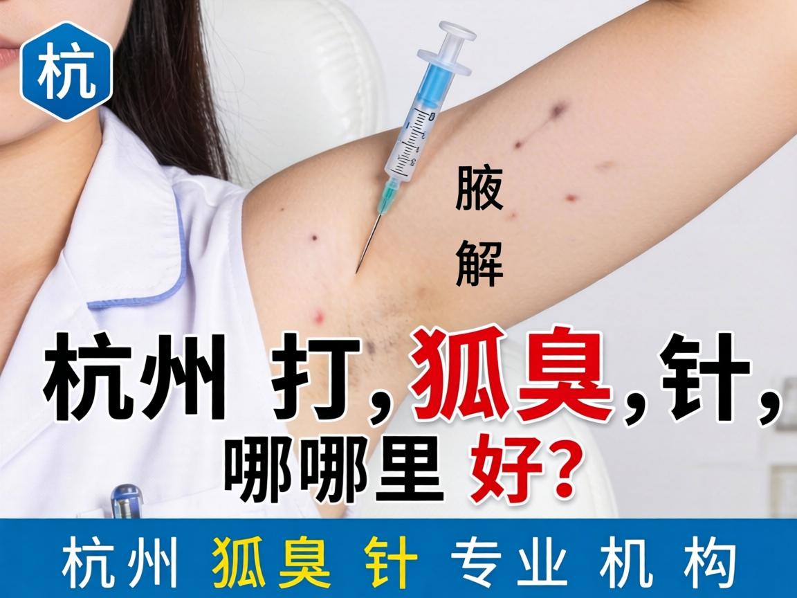 杭州打狐臭针哪里好？详解杭州狐臭针专业机构
