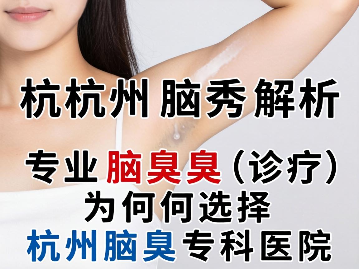 杭州腋秀解析，专业腋臭诊疗，为何选择杭州腋臭专科医院