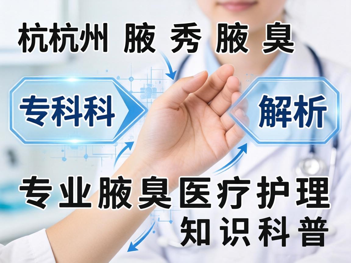 杭州腋秀腋臭专科解析，专业腋臭医疗护理知识科普