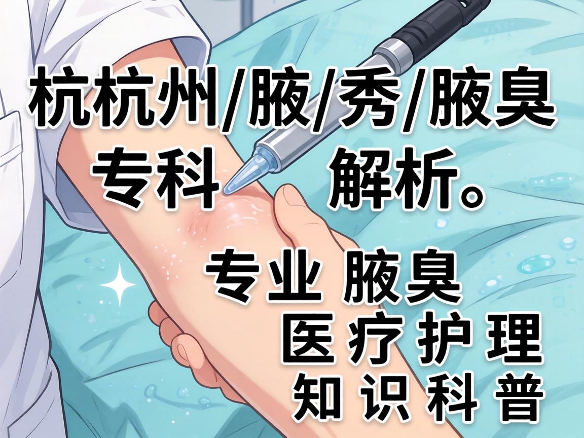 杭州腋秀腋臭专科解析，专业腋臭医疗护理知识科普