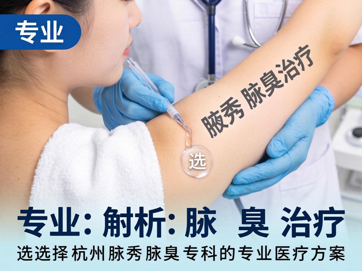 专业解析腋臭治疗,选择杭州腋秀腋臭专科的专业医疗方案 专业解析腋臭治疗,选择杭州腋秀腋臭专科的专业医疗方案