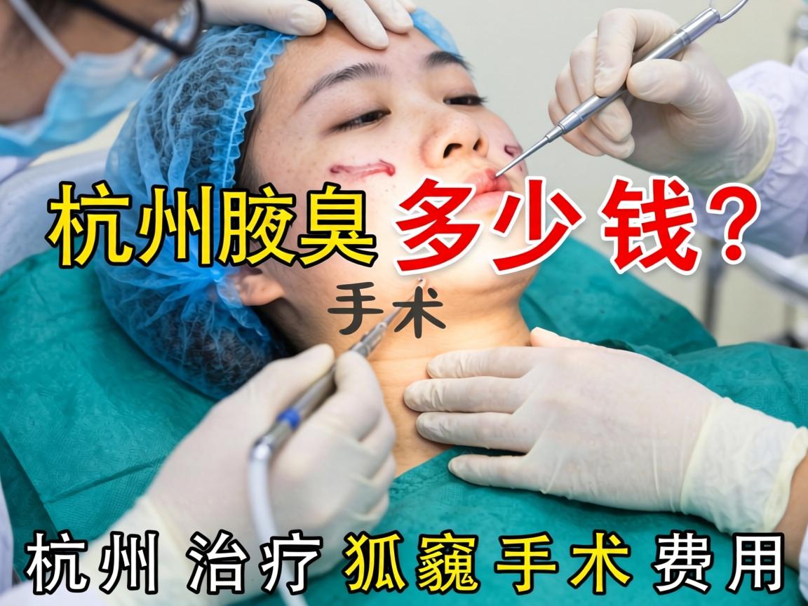 杭州腋臭手术多少钱？详解杭州治疗狐臭手术费用