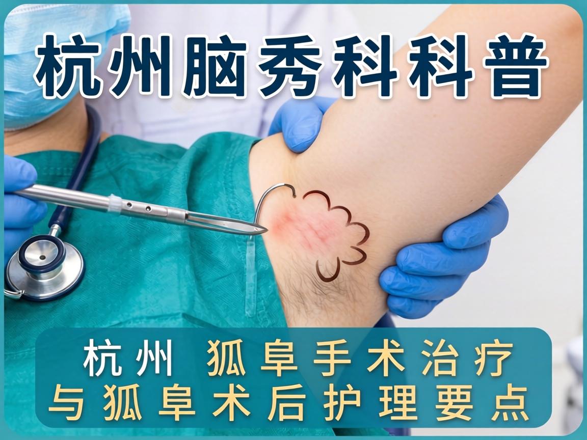 杭州腋秀科普，详解杭州狐臭手术治疗与狐臭术后护理要点