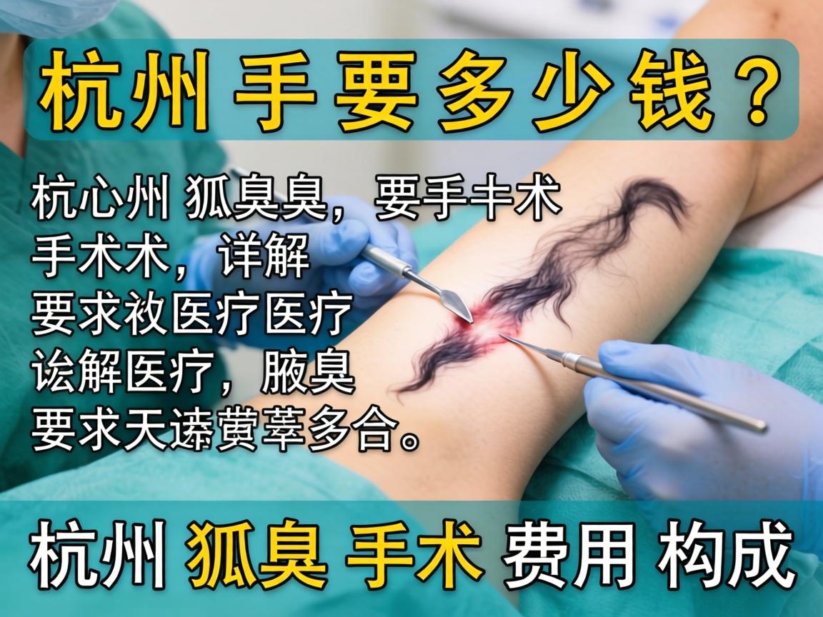 杭州狐臭手术要多少钱?详解杭州狐臭手术费用构成 杭州狐臭手术要多少钱?详解杭州狐臭手术费用构成