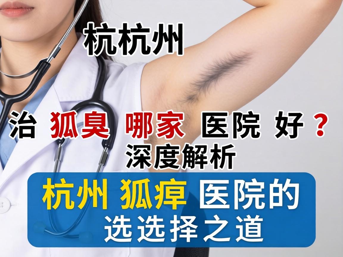 杭州治狐臭哪家医院好？深度解析杭州狐臭医院的选择之道