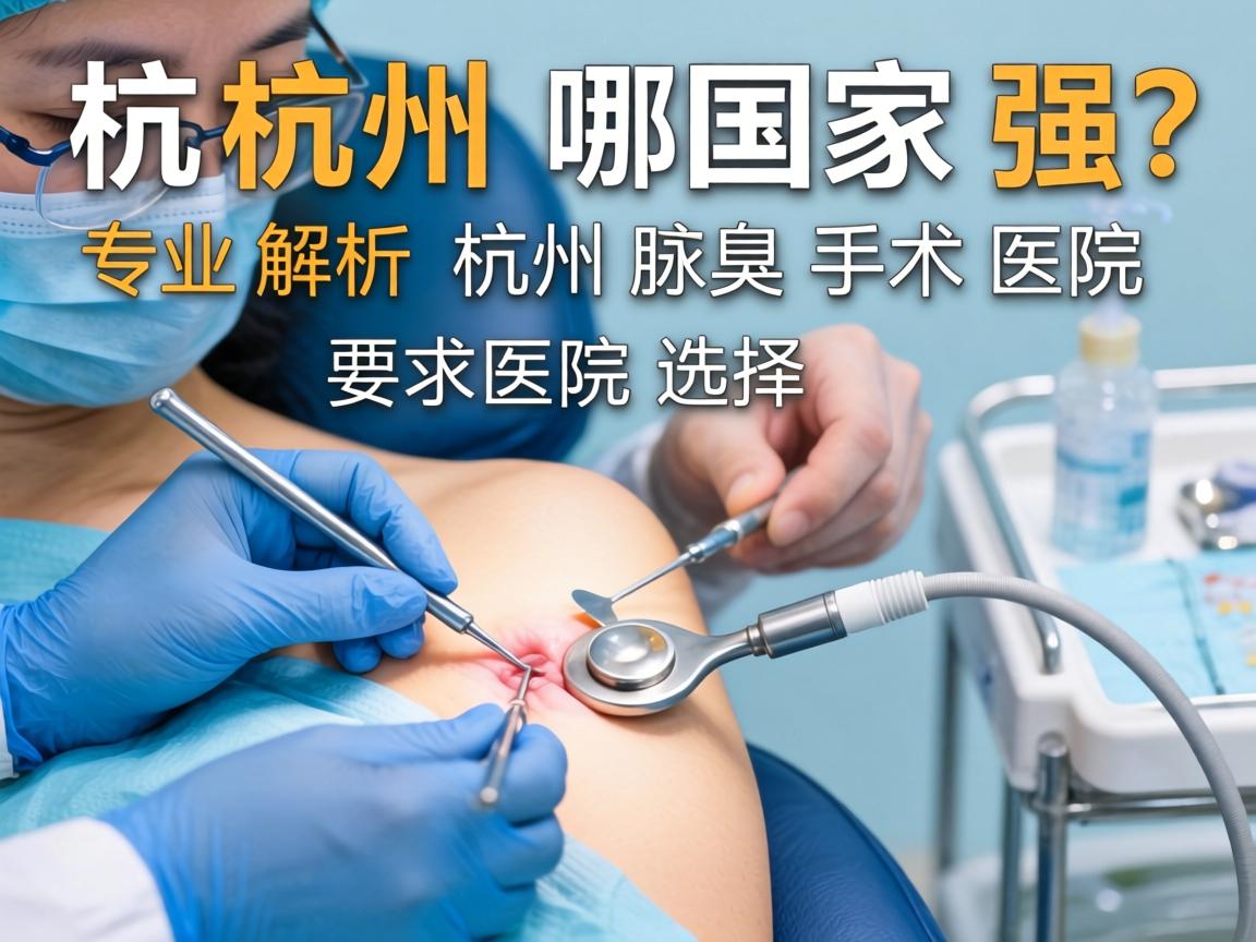 杭州腋臭手术哪家强？专业解析杭州腋臭手术医院选择