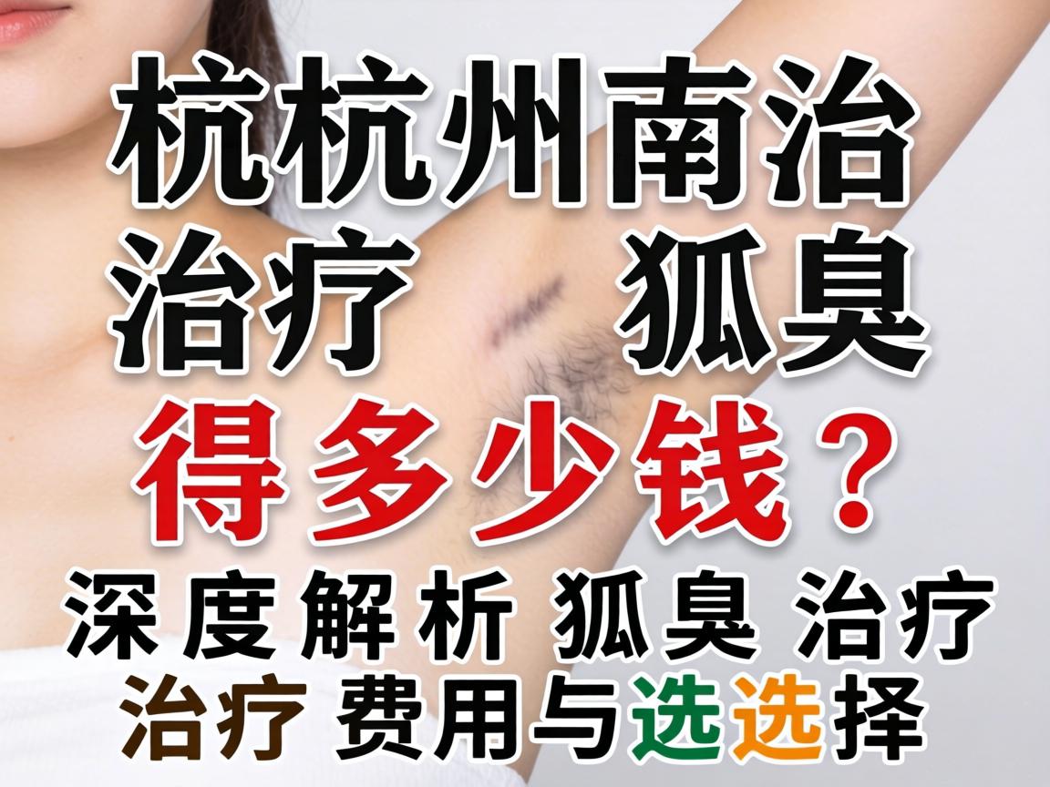 杭州治疗狐臭得多少钱？深度解析狐臭治疗费用与选择