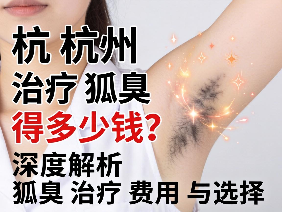 杭州治疗狐臭得多少钱？深度解析狐臭治疗费用与选择