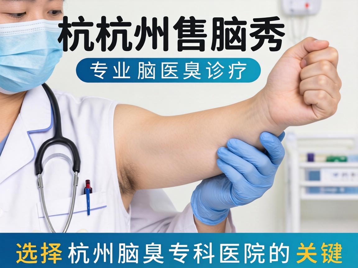 杭州腋秀解析，专业腋臭诊疗，选择杭州腋臭专科医院的关键
