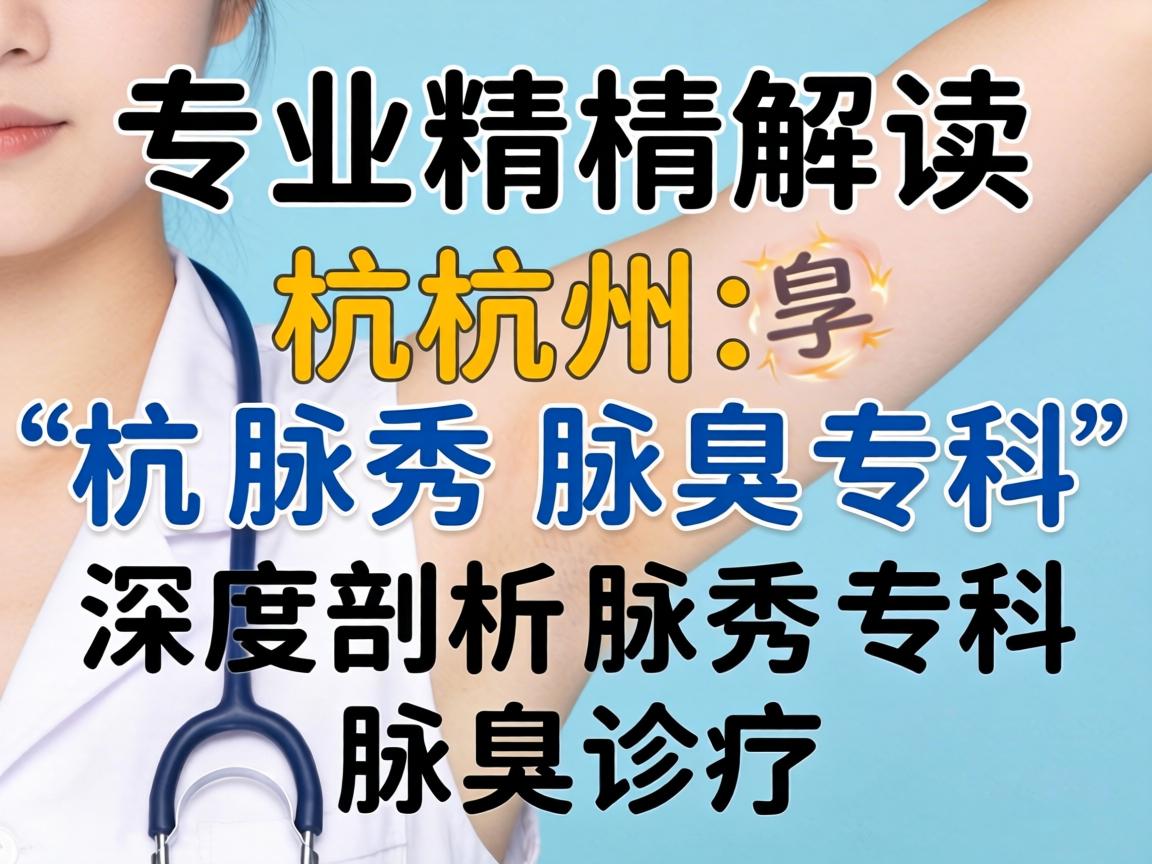 专业解读杭州腋秀腋臭专科,深度剖析腋秀专科的腋臭诊疗 专业解读杭州腋秀腋臭专科,深度剖析腋秀专科的腋臭诊疗