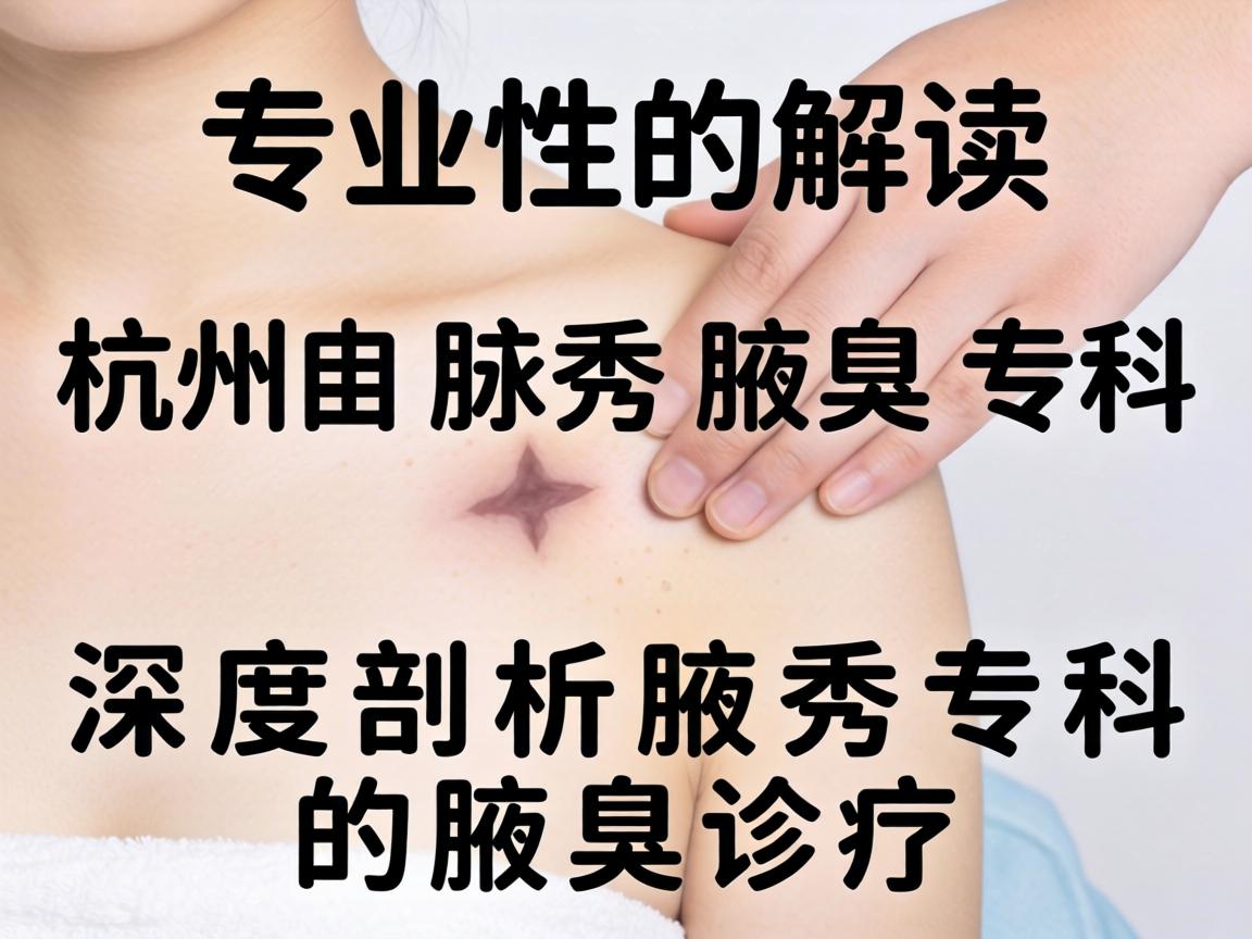 专业解读杭州腋秀腋臭专科,深度剖析腋秀专科的腋臭诊疗 专业解读杭州腋秀腋臭专科,深度剖析腋秀专科的腋臭诊疗