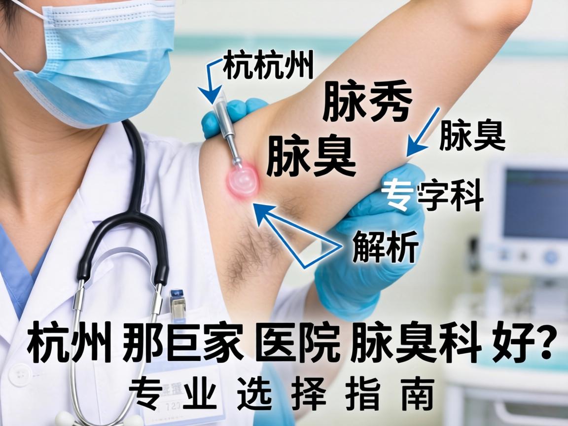 杭州腋秀腋臭专科解析,杭州那家医院腋臭科好?专业选择指南 杭州腋秀腋臭专科解析,杭州那家医院腋臭科好?专业选择指南
