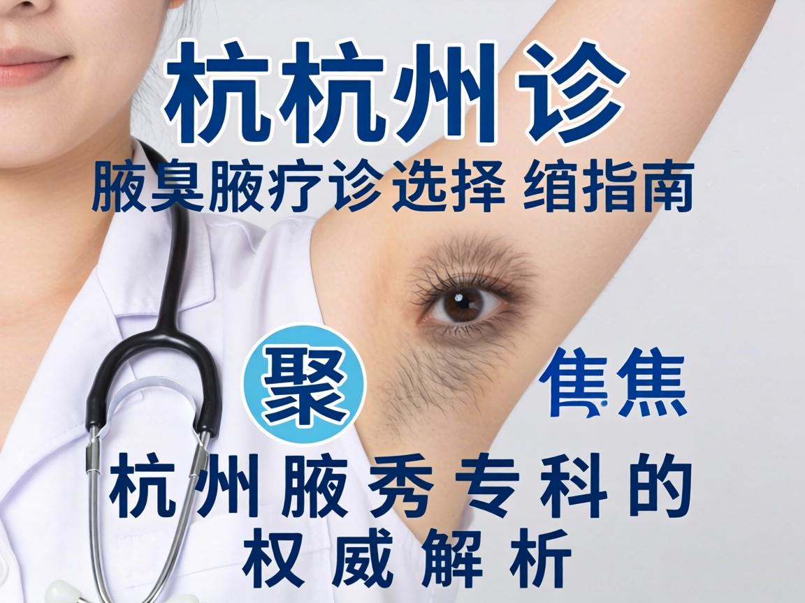 杭州腋臭诊疗选择指南，聚焦杭州腋秀专科的权威解析