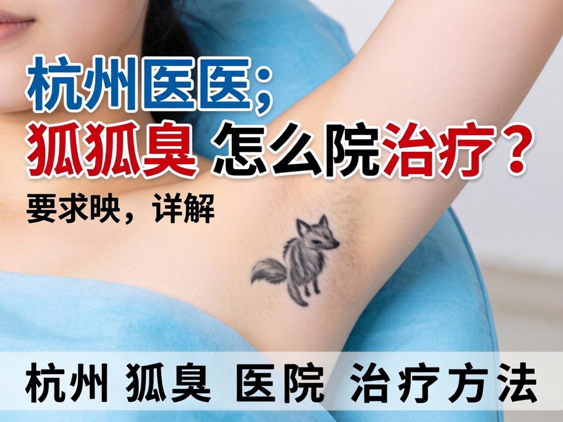 杭州狐臭医院怎么治疗？详解杭州狐臭医院治疗方法