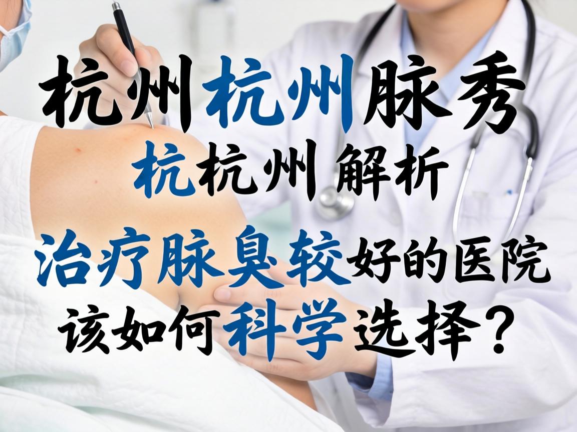 杭州腋秀解析，杭州治疗腋臭较好的医院该如何科学选择？