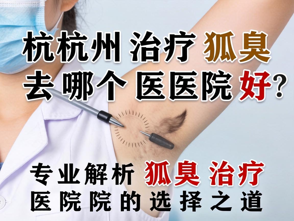 杭州治疗狐臭去哪个医院好?专业解析狐臭治疗医院的选择之道 杭州治疗狐臭去哪个医院好?专业解析狐臭治疗医院的选择之道