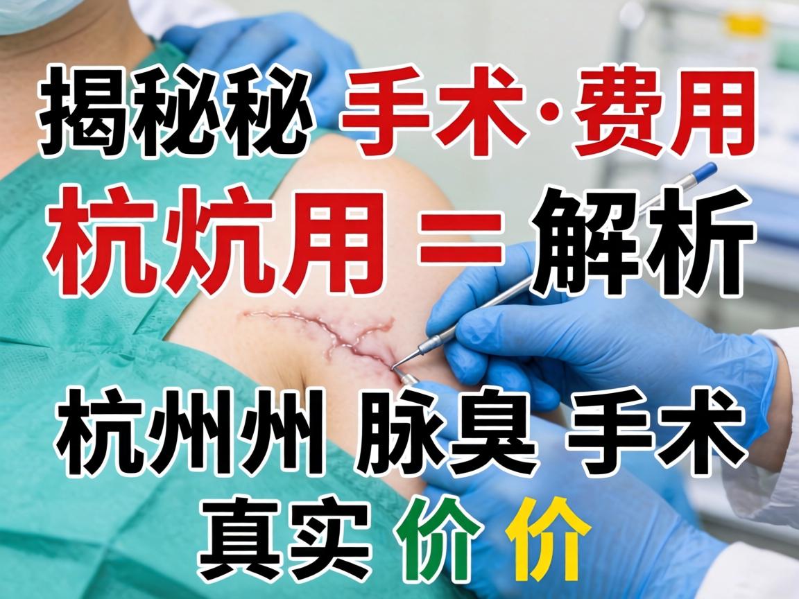 杭州腋臭手术费用解析，揭秘杭州腋臭手术真实价格