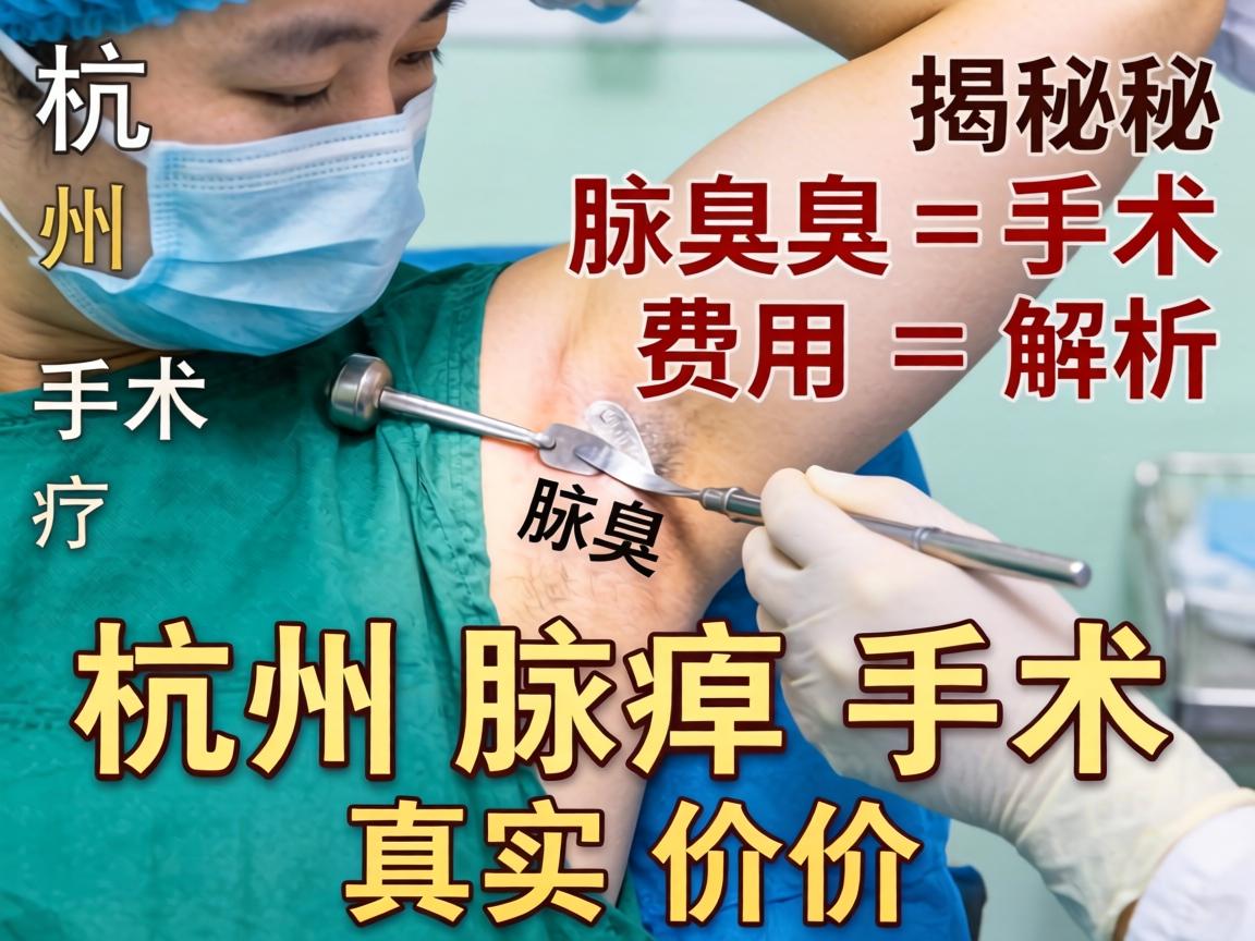 杭州腋臭手术费用解析，揭秘杭州腋臭手术真实价格