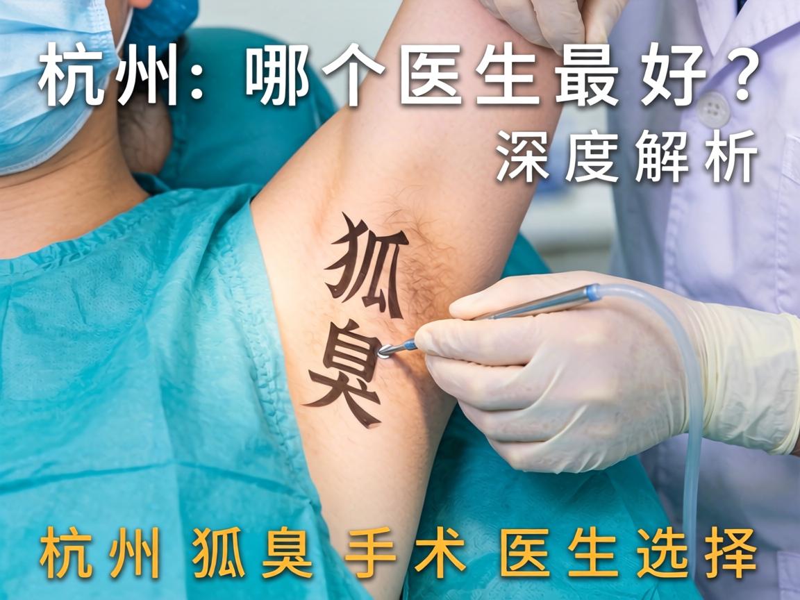 杭州狐臭手术哪个医生最好？深度解析杭州狐臭手术医生选择