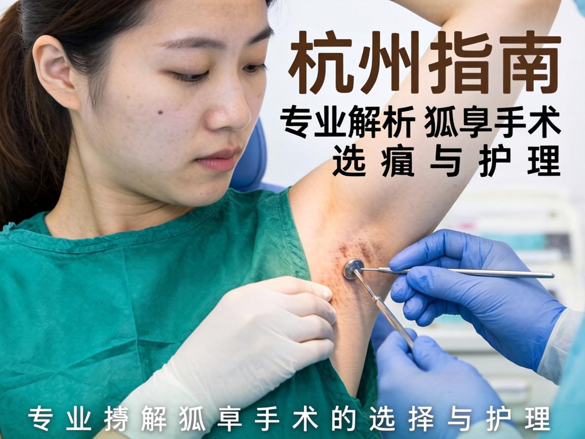 杭州女人狐臭手术指南，专业解析狐臭手术的选择与护理