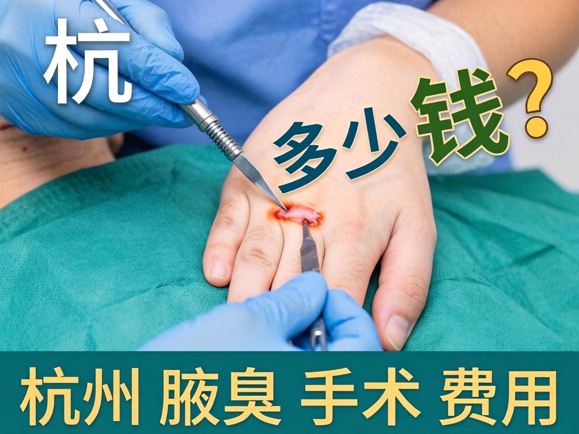 杭州腋臭手术多少钱？详解杭州腋臭手术费用