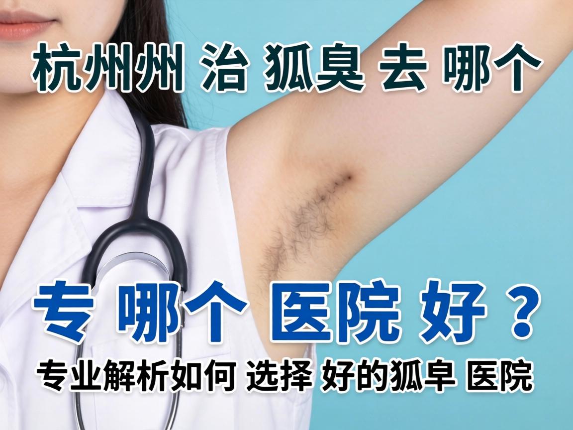 杭州治狐臭去哪个医院好？专业解析如何选择好的狐臭医院