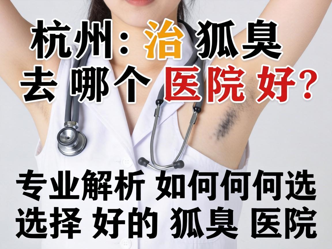 杭州治狐臭去哪个医院好？专业解析如何选择好的狐臭医院