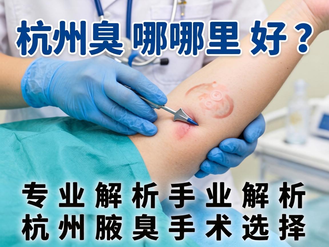 杭州腋臭手术哪里好？专业解析杭州腋臭手术选择