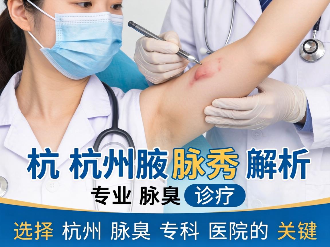 杭州腋秀解析，专业腋臭诊疗，选择杭州腋臭专科医院的关键