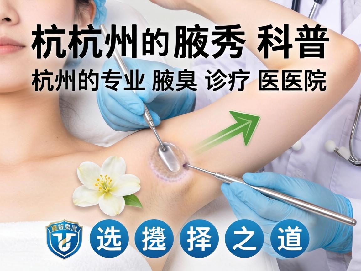 杭州腋秀科普，详解杭州专业腋臭诊疗医院的选择之道