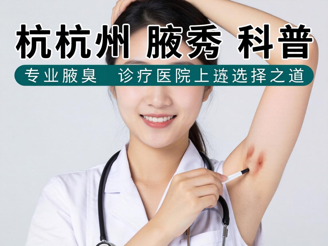 杭州腋秀科普，详解杭州专业腋臭诊疗医院的选择之道