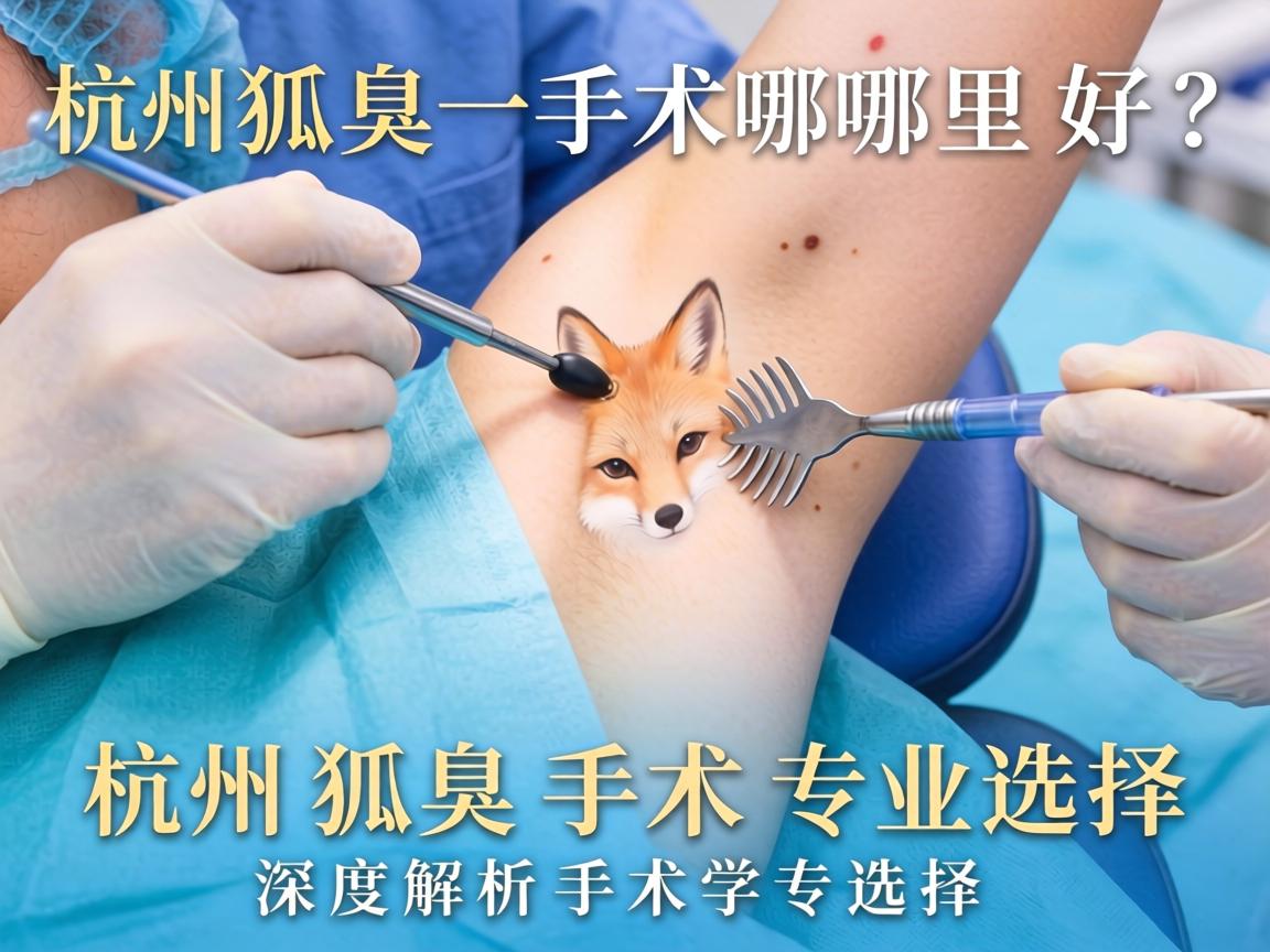 杭州狐臭手术哪里好？深度解析杭州狐臭手术专业选择