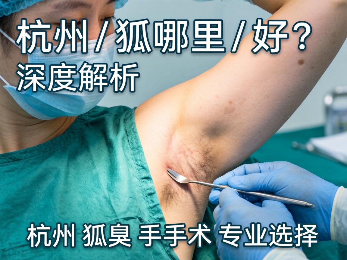 杭州狐臭手术哪里好？深度解析杭州狐臭手术专业选择