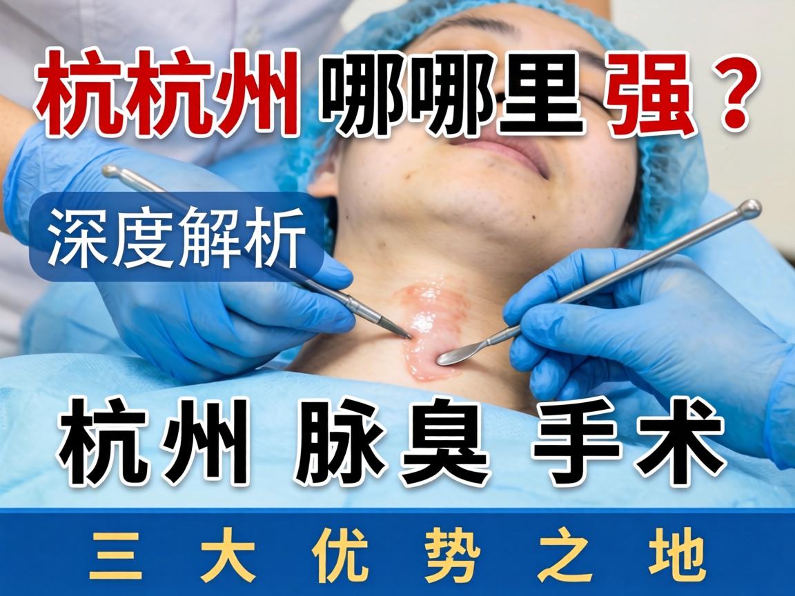 杭州腋臭手术哪里强？深度解析杭州腋臭手术三大优势之地