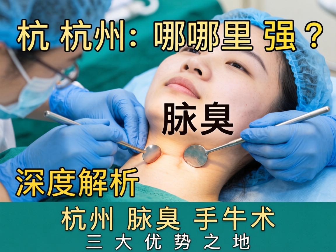 杭州腋臭手术哪里强？深度解析杭州腋臭手术三大优势之地