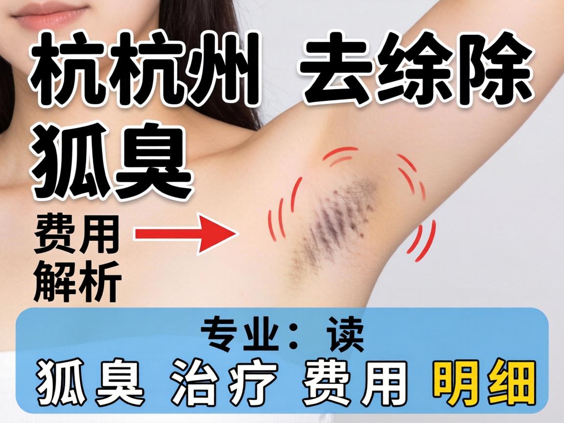 杭州去除狐臭费用解析，专业解读狐臭治疗费用明细