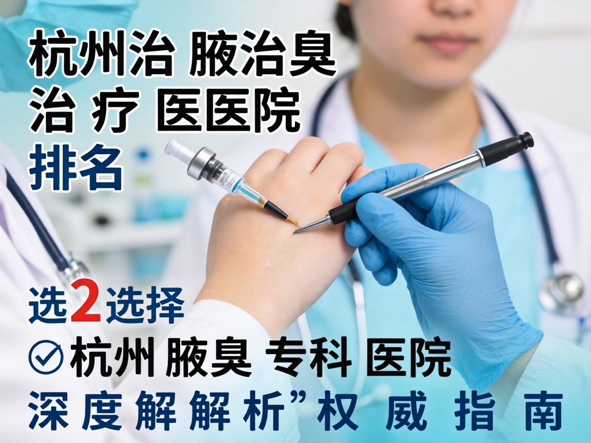 杭州腋臭治疗医院排名深度解析，选择杭州腋臭专科医院的权威指南