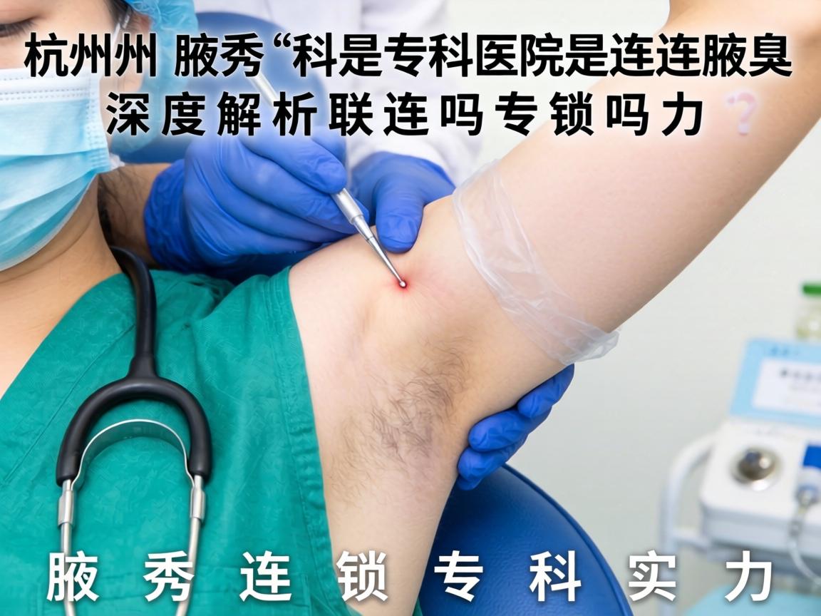 杭州腋秀腋臭专科医院是连锁吗?深度解析腋秀连锁专科实力 杭州腋秀腋臭专科医院是连锁吗?深度解析腋秀连锁专科实力