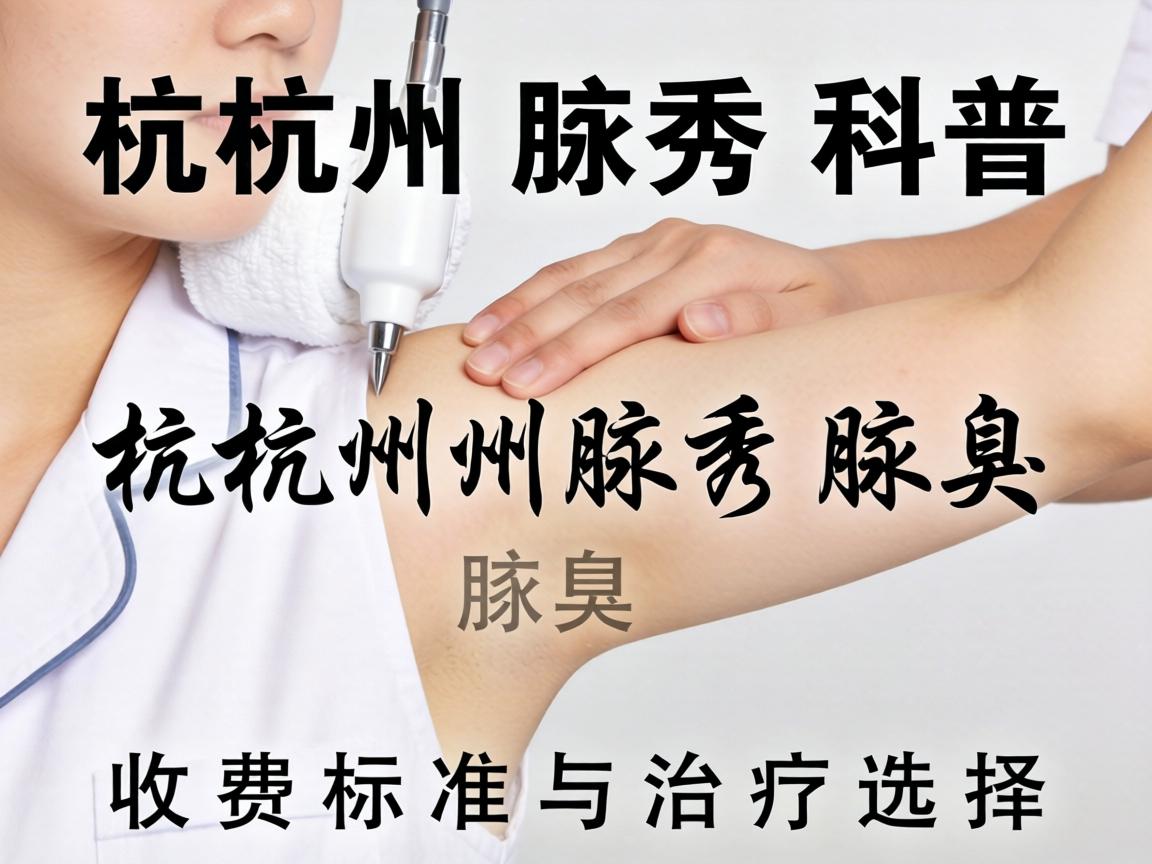 杭州腋秀科普,详解杭州腋秀腋臭收费标准与治疗选择 杭州腋秀科普,详解杭州腋秀腋臭收费标准与治疗选择