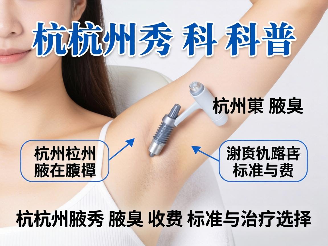 杭州腋秀科普,详解杭州腋秀腋臭收费标准与治疗选择 杭州腋秀科普,详解杭州腋秀腋臭收费标准与治疗选择