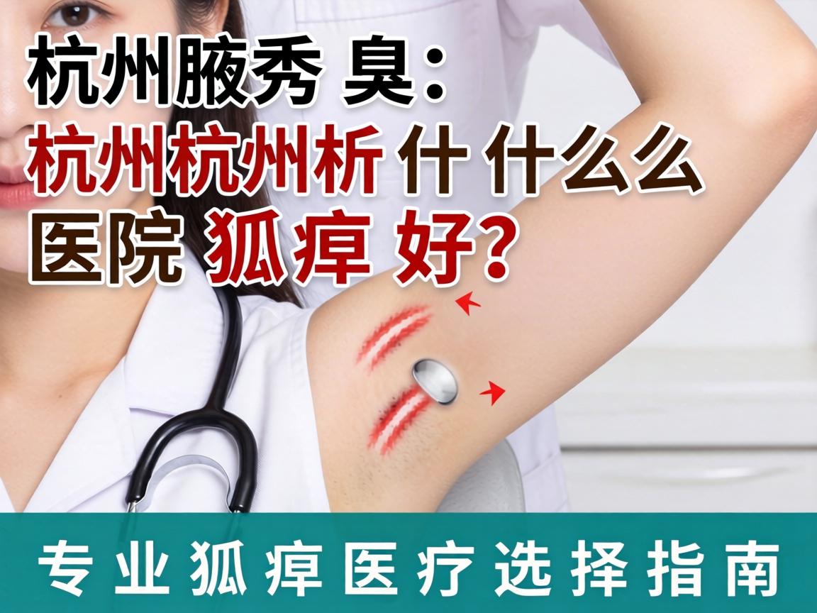 杭州腋秀解析,杭州什么医院狐臭好?专业狐臭医疗选择指南 杭州腋秀解析,杭州什么医院狐臭好?专业狐臭医疗选择指南
