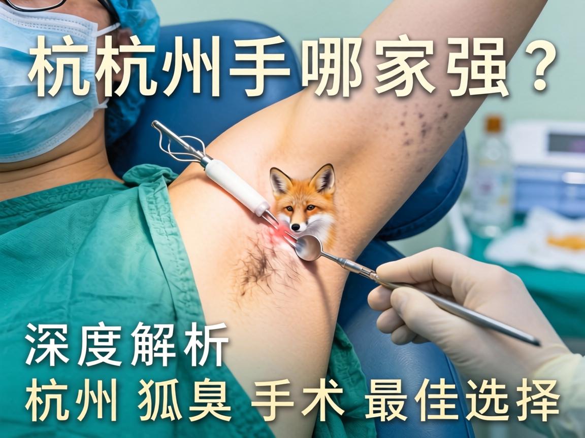 杭州狐臭手术哪家强？深度解析杭州狐臭手术最佳选择